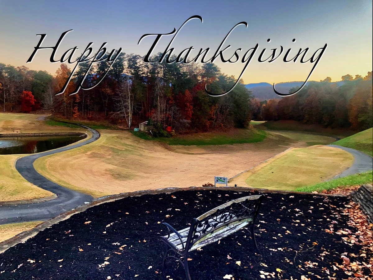GatlinburgGolf's tweet image. Happy Thanksgiving! Our Shotgun Start at 9:30am may be delayed due to frost. Call our golf shop for updates! #thanksgiving #shotgunstart #thankful