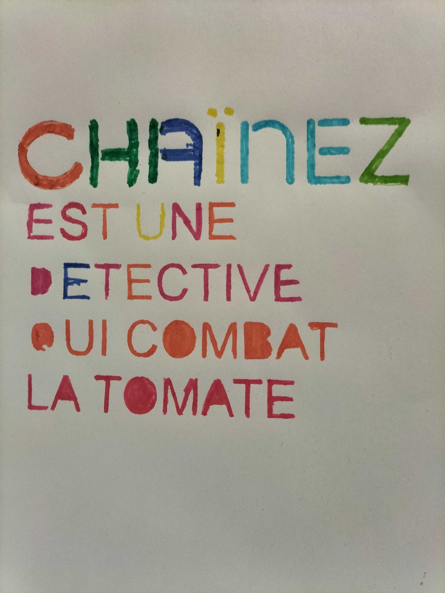 AssoTraces's tweet photo. Des nouvelles de #RayonScience 👇
Dans le cadre de la Quinzaine du Livre organisée par la Mairie @Paris19e, nos jeunes ont créé des micro-histoires et ont utilisé des pochoirs pour les écrire 🖌️#rayonscience #MairiedeParis @MCLemardeley https://t.co/ULRvG7nAsL