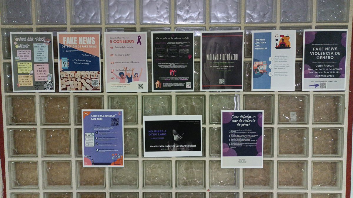 Trabajos de nuestros alumnos de 1º y 2º de Bachillerato por el Día Internacional contra las Violencias Machistas #25N #SanBlasCanillejas #esviolenciamachistasbc