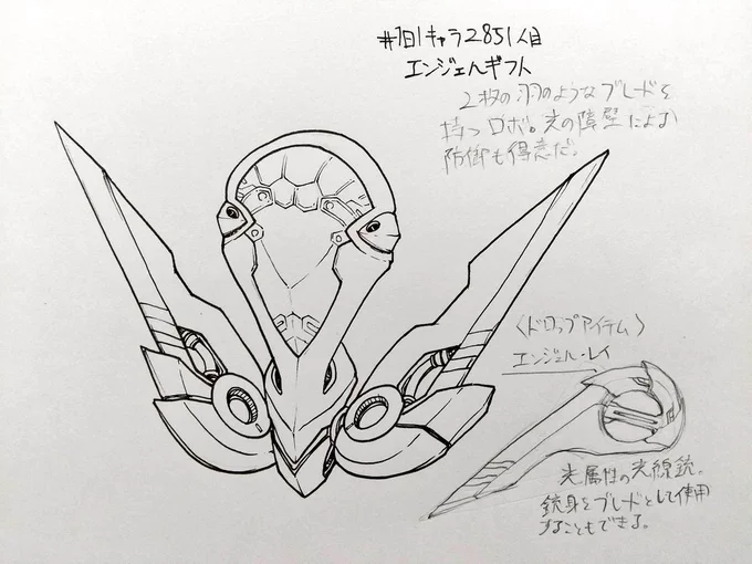 #1日1キャラ 2851人目
エンジェルギフト…天使の機械 