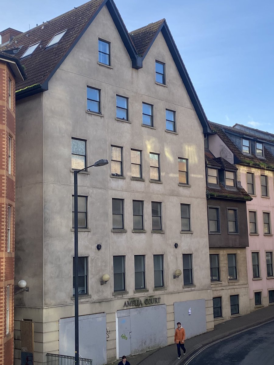 Someone has trapped a load of pigeons in this empty building. Why! <a href="/BristolCouncil/">Bristol City Council</a> please let them out