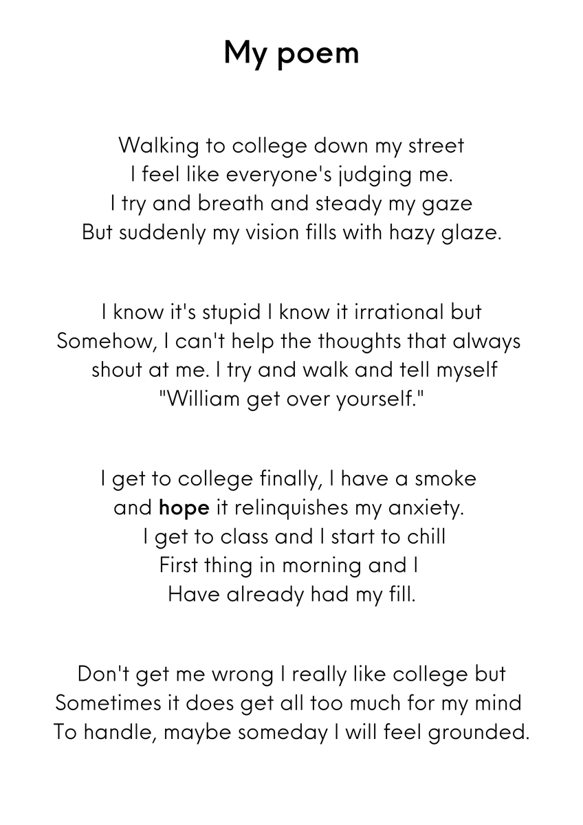 CRC_LRC's tweet photo. We really think this entry to our Poetry Competition is great! Don't you agree?✍️ https://t.co/xYimuQ5yIi