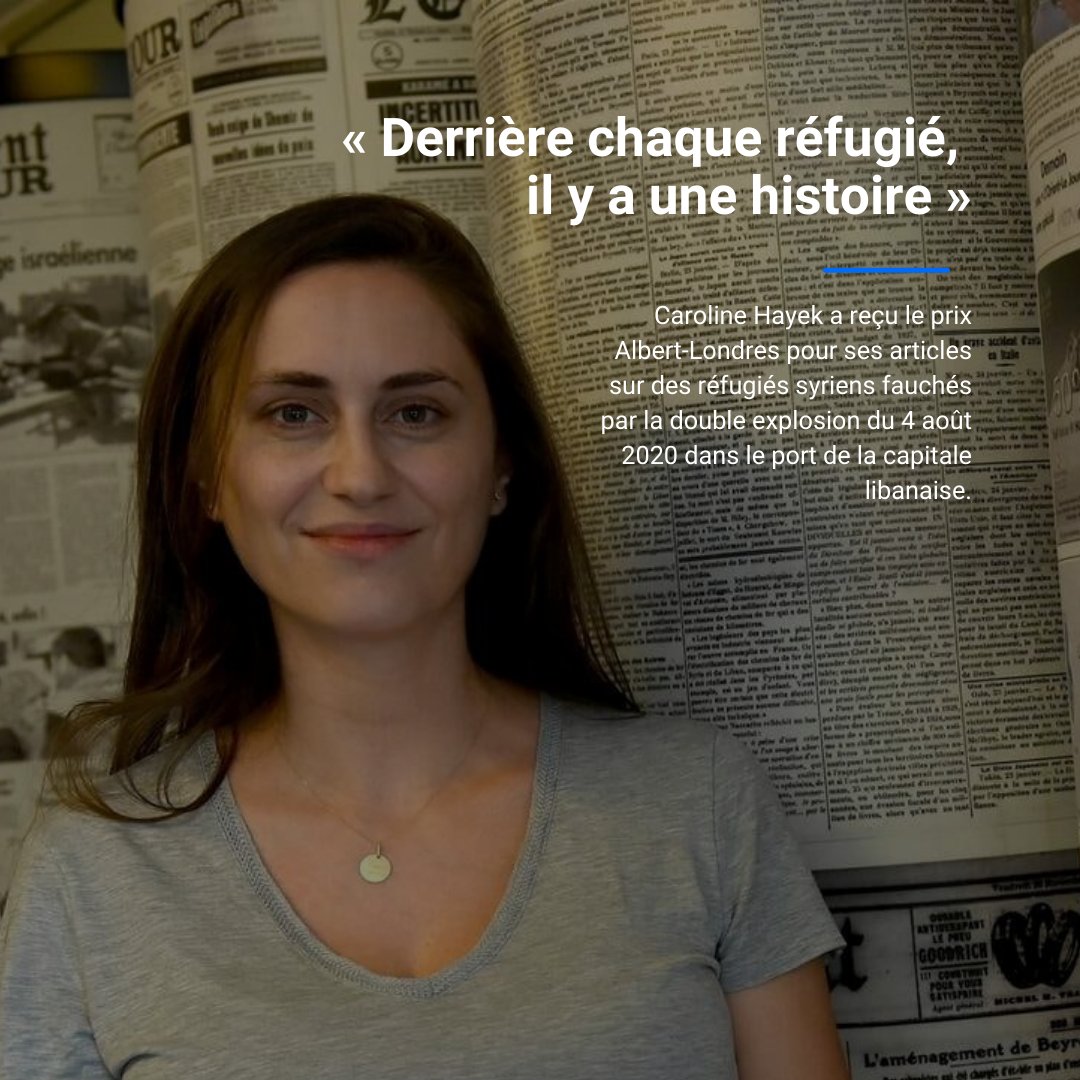 Caroline Hayek s’est vue décerner le prestigieux prix Albert-Londres de la presse écrite. Le 83e depuis sa création.
#prixalbertlondres2021 #carolinehayek #réfugiés #migrants #surlevif