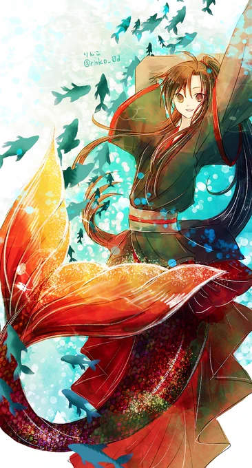 ⚠️人魚AU
趣味丸出しの師尊と魏嬰ちゃんと太子殿下です。2〜4枚目は単品

#人渣反派自救系统 #魔道祖師 #天官賜福 #MXTX 