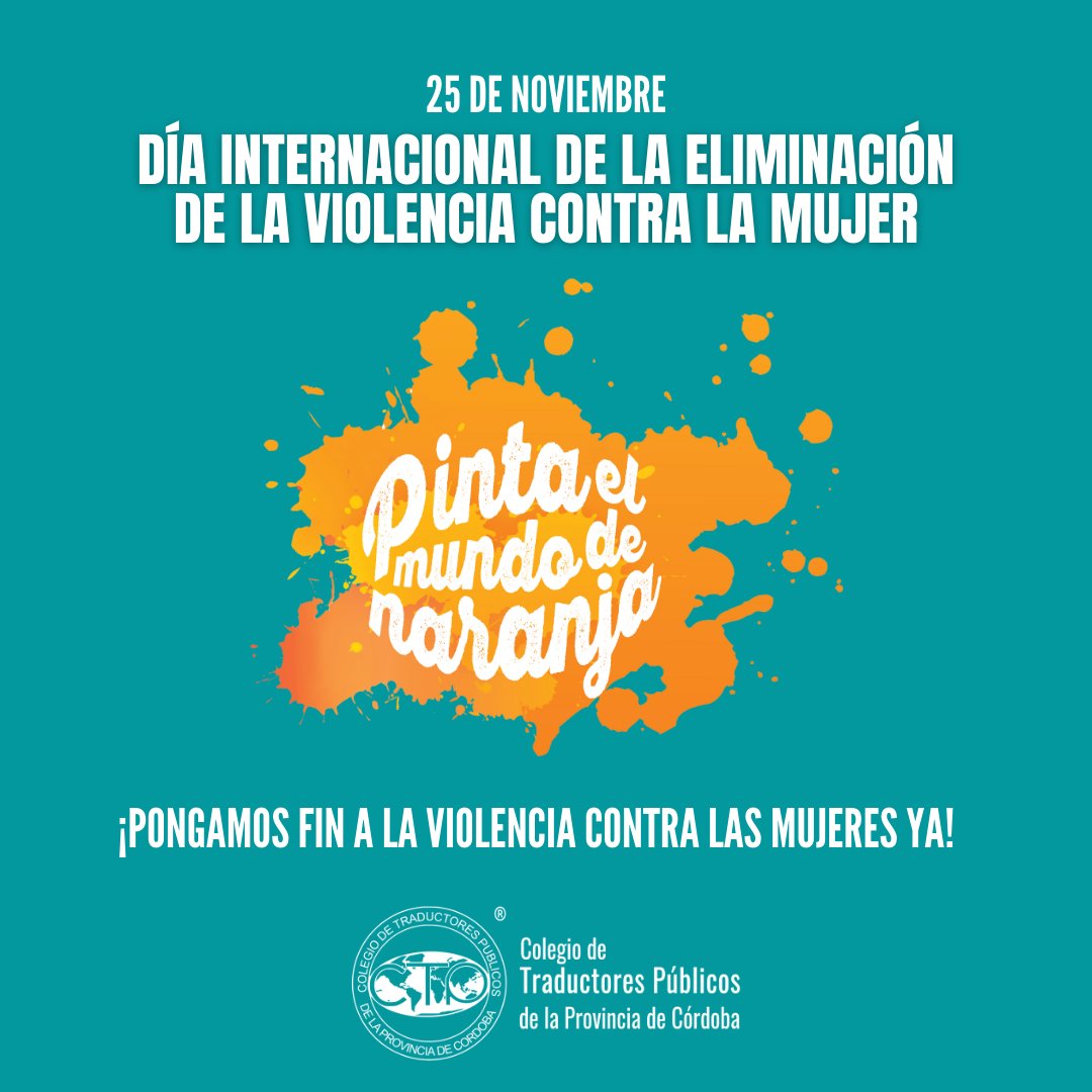 #25DeNoviembre, #DiaContralaViolenciadeGenero 
Nuestro Colegio se suma a esta campaña impulsada por las <a href="/nacionesunidas/">Naciones Unidas</a> que tendrá una duración de 16 días (25 de nov al 10 de dic).