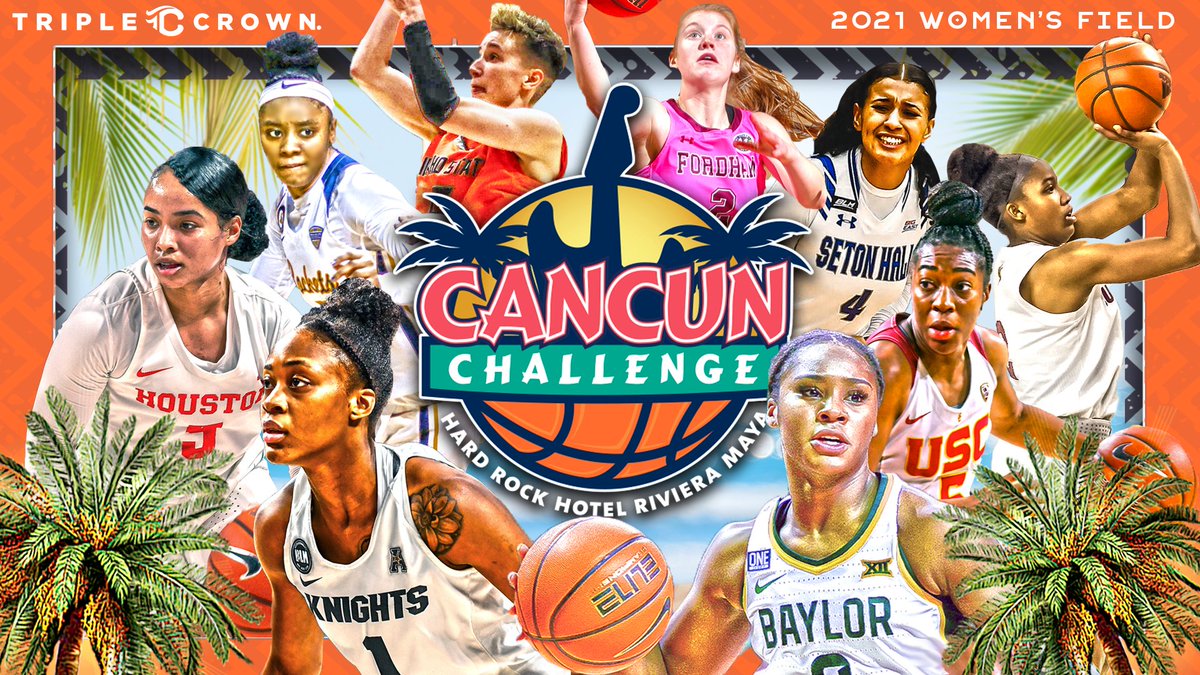 Happy Thanksgiving! #GameDay has arrived for the 2021 Cancun Challenge Women's Field! Stay up to date on all the action at Tournament Central!

🗓️ Nov. 25-27, 2021
Tournament Central: bit.ly/cancunwbb21
#CancunHoops