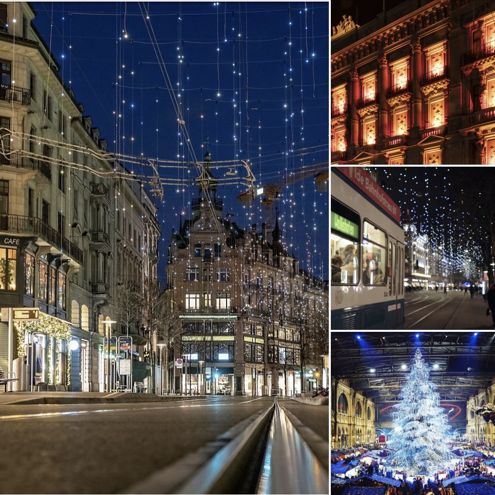 Today's the day! The "Lucy" Christmas lights in Bahnhofstrasse in Zurich go on at 6pm. See details here: bit.ly/3CQZGtY
Plus the Christmas Markets open, there is late night shopping till 10pm and the lights on the Swarovski Christmas Tree are switched on! Enjoy!