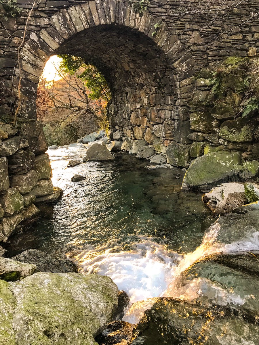 The sun coming up under Miners Bridge, Coniston Coppermines. <a href="/FeatureCumbria/">@featurecumbria</a> <a href="/Cumbria_Lakes/">Discover Cumbria</a> <a href="/LakesCumbria/">Visit Lake District, Cumbria</a> @NJPitchford <a href="/AndrewJ3759/">Andrew🥾⛰🏴󠁧󠁢󠁷󠁬󠁳󠁿</a>