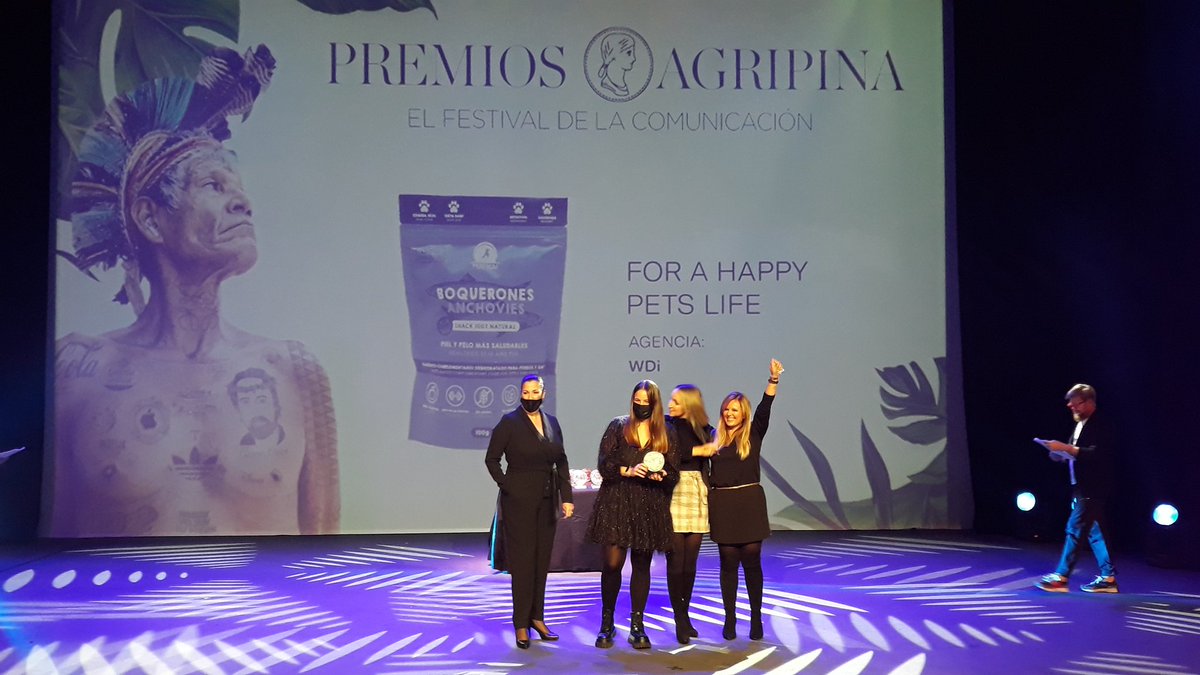 premiosagripina's tweet photo. Ganador categoría Packaging Grupo WDi con la campaña For a happy Pets life
#Agripina11 #Packaging @GrupoWDI https://t.co/wZKWZLBVbM