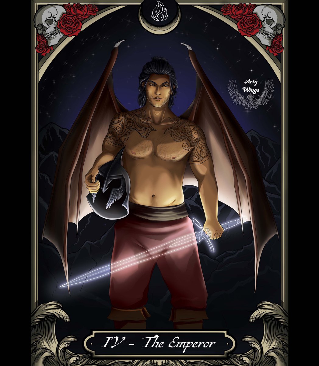 Artywings1's tweet photo. My current big ongoing project - The Bookish Fantasy Body Posivity Tarot series. Tarot No. 1- Cassian from Acotar (incl. discussions on male body standards). Full slides are on insta! https://t.co/jL4pD1tu2S