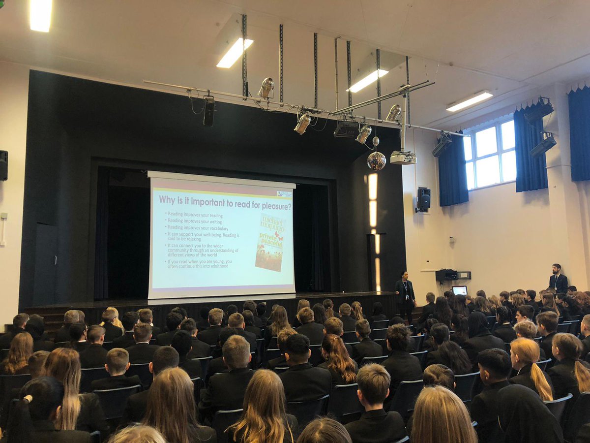 DeltaManorCroft's tweet photo. Today we launched our new #ReadingRoutes with Year 7! #ReadingRoutes #TodayAReader 📖📚 https://t.co/zDQ9yjI49J
