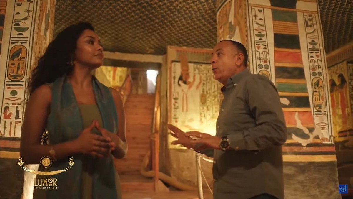 EGY_Guide_MA's tweet photo. Mostafa Waziri: Luxor is one of the richest cities in the world when it comes to antiquities and history.

#SphinxAvenue #ThisIsEgypt #Luxor | #مصر #طريق_الكباش #الأقصر https://t.co/5MJvQoBNhR