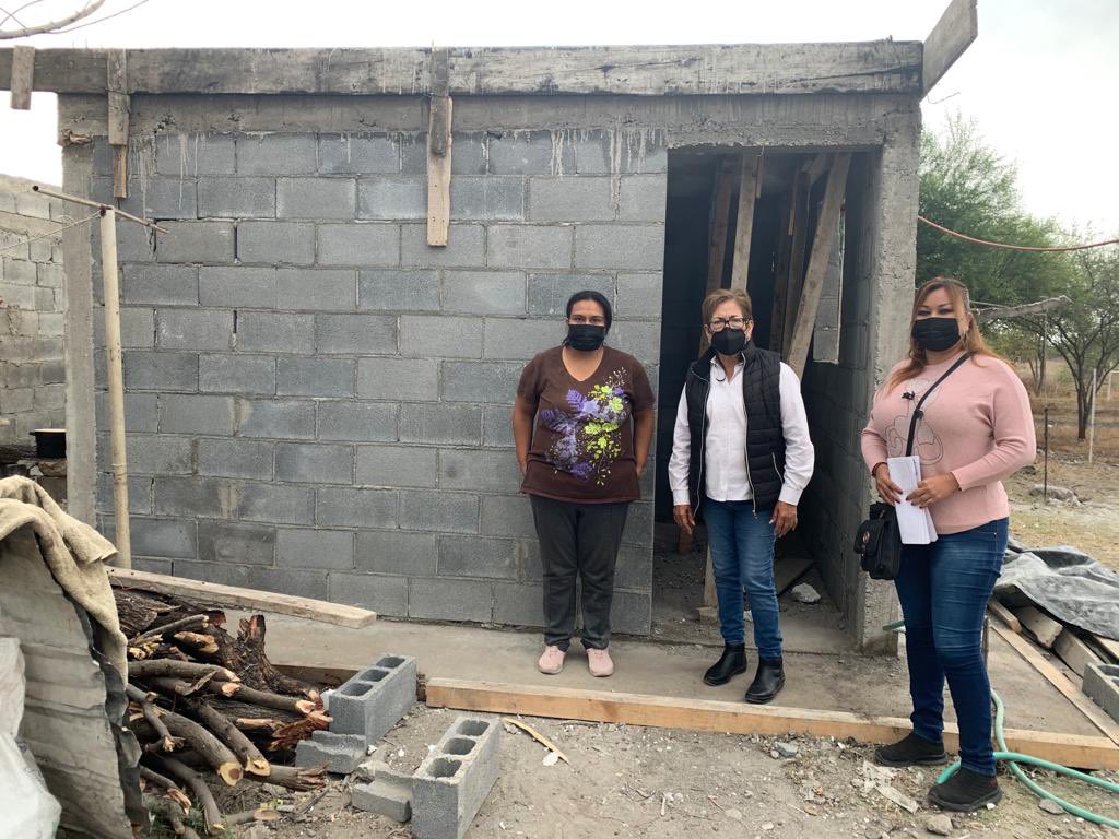 Dirección de Desarrollo Social:

Avances de obra de ampliación de vivienda en Barrio La Casa Azul , La Nogalera y Los Terreros.