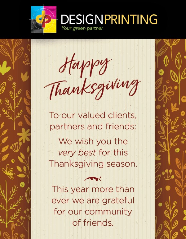 dprintla's tweet image. Wishing you the best this Thanksgiving holiday! From our @dprintla family to yours!

#dprintla #designprinting #grateful #yourgreenpartner #happythanksgivng #printing #packaging`