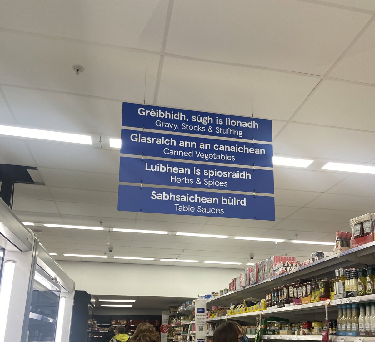 They’re renovating the <a href="/Tesco/">Tesco</a> shop in Stornoway. 👍👍 to the new signage