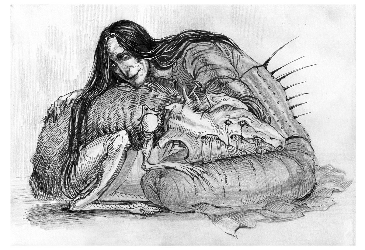 Inktober2021: Featured))
#darkart #darkfantasy