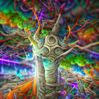 TheCoffeeJesus's tweet image. &quot;The Tree of Eternity&quot; painted by artificial intelligence @get_starryai #starryai #aipainting #treeofeternity