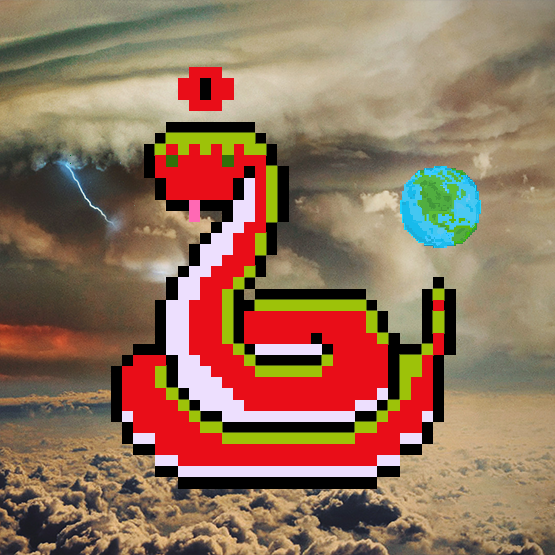 LunSnakeNFT's tweet photo. @DoloNFT Why not @LunSnakeNFT? 
A directory of 333 snakes living on Terra. Each comes with a curated identity!
For instance, the one below is on Jupiter and called 'Eastern Brown Snake' https://t.co/h4CoPAm9sE
