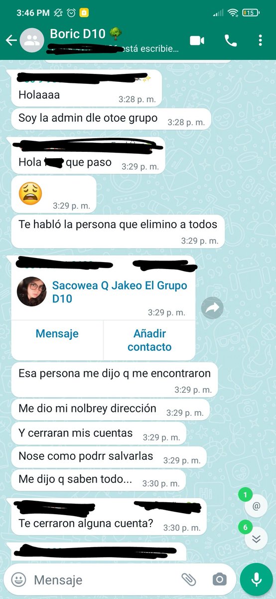 ratinchilla's tweet photo. Hola, al grupo de boric de stgo centro nos hackearon y están amenazando a la admin dando sus datos personales. Encuentro terrible que siendo 2021 nos limiten a través de amenazas y creo que es importante difundir para visibilizar lo que está pasando. https://t.co/yoYYBB0l10