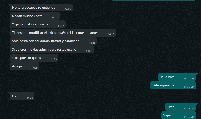 ratinchilla's tweet photo. Hola, al grupo de boric de stgo centro nos hackearon y están amenazando a la admin dando sus datos personales. Encuentro terrible que siendo 2021 nos limiten a través de amenazas y creo que es importante difundir para visibilizar lo que está pasando. https://t.co/yoYYBB0l10