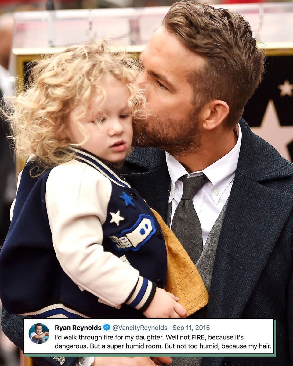 enews's tweet photo. We're #ThankfulFor Ryan Reynolds' Twitter. We're also thankful his daughters don't have Twitter. (📷: Getty Images) https://t.co/jXL39DPWH9