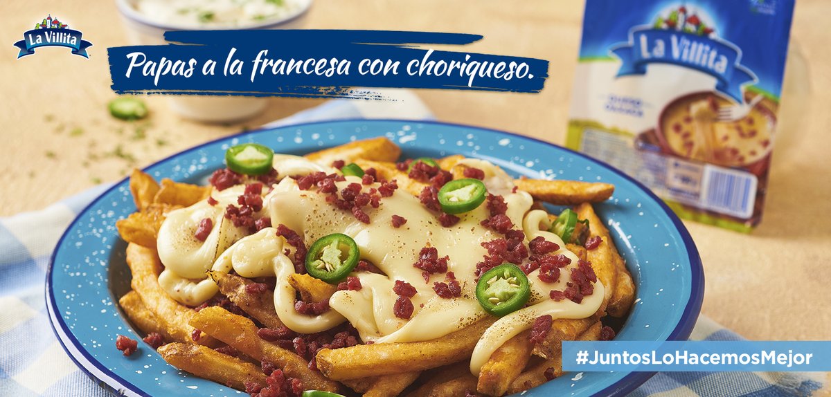 Las papas a la francesa con choriqueso serán las favoritas de tu familia, porque llevan el sabor de Queso Oaxaca La Villita  ¿A ti te gustan con jalapeño?​
​
¡Conoce mi secreto! 👉 bit.ly/3l4kHuU​

#LaVillita #Comida #otoño #Cocina #DeliciosoSabor #Yummy #QuieroMás
