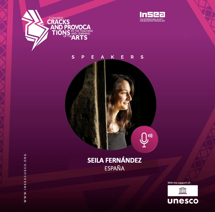 Seila_Fdz's tweet photo. Today I will be speaker at #InternationalCongress "Cracks and Provocations in the teaching and learning of the Arts" @InSEA_Blog with international voices including #WalterMignolo, #CatherineWalsh, #PedroPabloGómez among many. Thanks for the invitation #art #research #Peru #INSEA https://t.co/f86LgX04UE