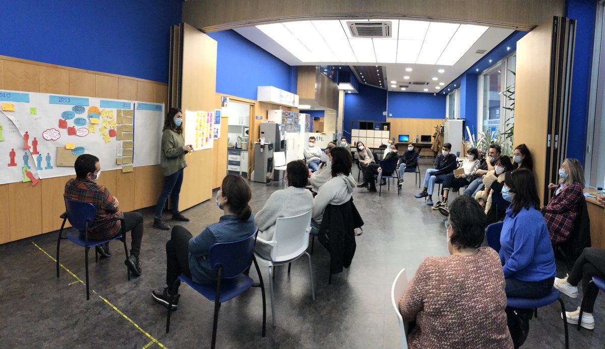 pcarrascal's tweet photo. #adembi @emeuskadi ha estrenado su plan de #innovación con este primer #diadelainnovacion. Un paso adelante para extender la innovación a toda la organización. Eskerrik asko! #berrikuntza @ifhconsulting @karmelegarro @EUSKALIT @BizkaiaSocial https://t.co/PZIhJRFLHm