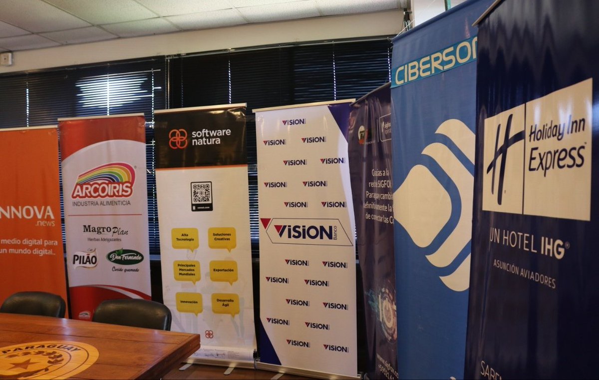 innovanews_'s tweet image. Un Paraguay Innovador y Emprendedor es posible
Hoy con el @MIC_PY lanzamos e invitamos al Paraguay Innova, evento que nuclea a los negocios innovadores, cuenta con el apoyo de varias empresas.

#PYInnova será este lunes 29 de 15 a 19:30 hs 
Inscribite aquí eventos.staypy.com/detalle/paragu…