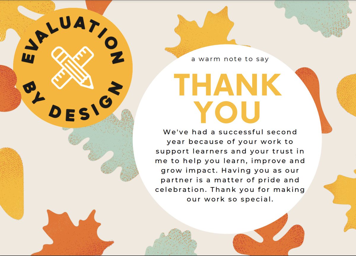 A note of gratitude for everyone who’s worked with us this year.