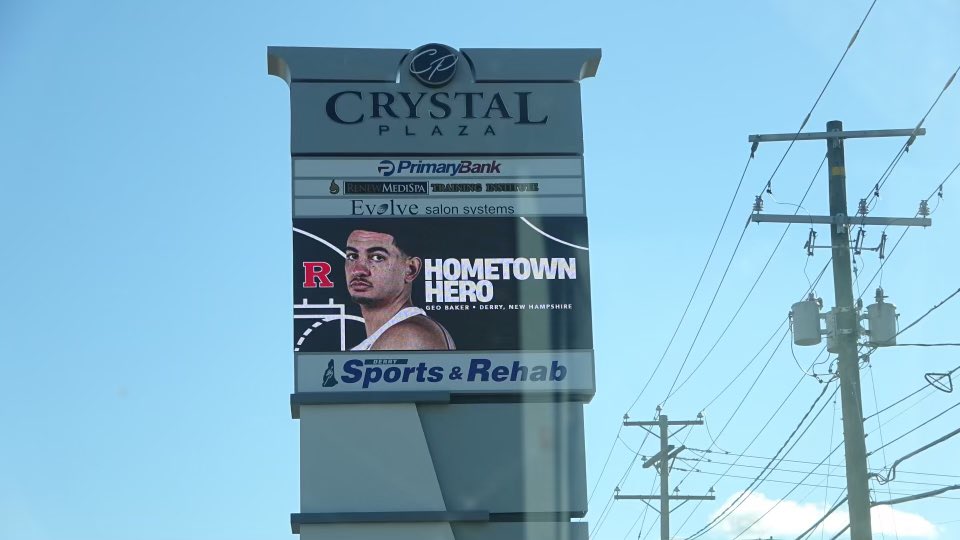Found out today I’m on a billboard in my hometown! Always been proud of where I’m from so to see this is something truly special! Forever thankful for Rutgers University and the staff for trusting in a kid from Derry, New Hampshire! Happy thanksgiving!🦃❤️🖤