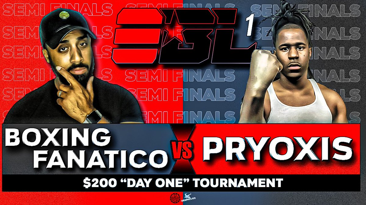 eBoxingLeague's tweet photo. #EBL 1 Semi Final Throwdown $200 Tournament https://t.co/a3GzM31115

Watch the best Content Creators battle it out in a BANGER! @fanatico_boxing  vs @Pryoxis  

Please subscribe to the channel, and drop a LIKE
HAPPY THANKSGIVING!
#EASports #FightNight #ESBC #eSports #ESBCGame https://t.co/l2fr33yk2q