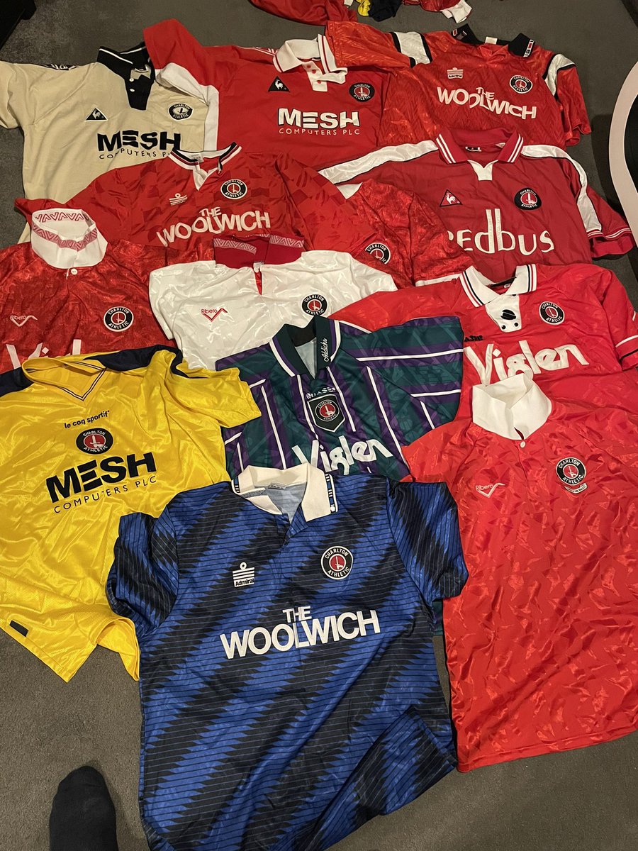 I thought I’d lost these! Found in the back of the loft after about 15 years. Some absolute beauties in this collection #cafc <a href="/SandgaardThomas/">Thomas Sandgaard</a>
