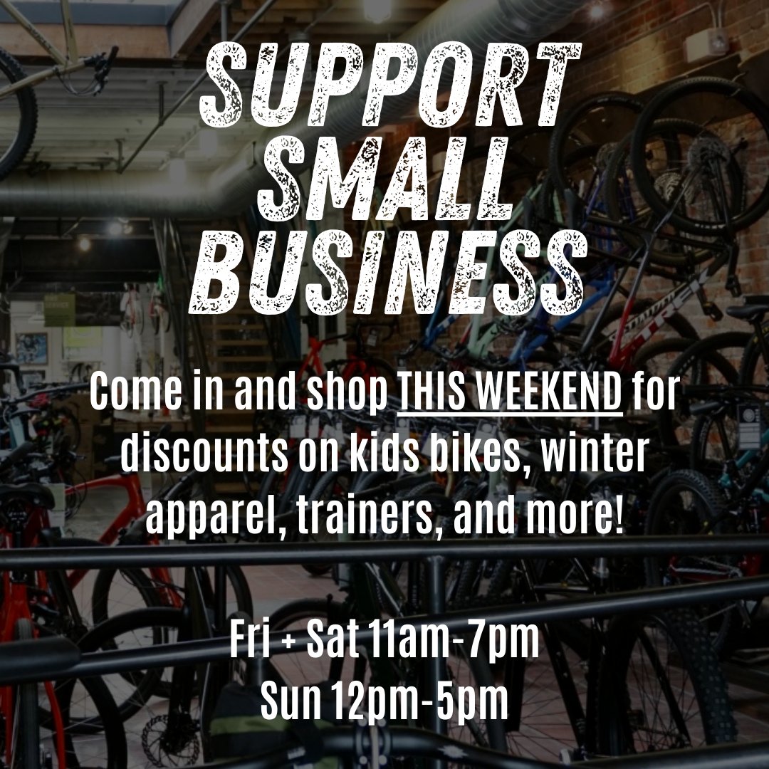 Support small business this weekend! - mailchi.mp/carytownbicycl…