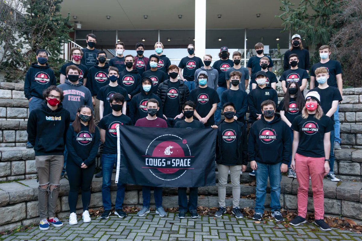 cougsinspace's tweet photo. We can’t thank everyone enough for their support. Without our students, parents, sponsors, WSU faculty, and PhD students we couldn’t have made it this far! We hope that everyone has a wonderful day off! 

Consider donating to our CougStarter: https://t.co/4SDl1a1pj7 https://t.co/7ITJahtFp7