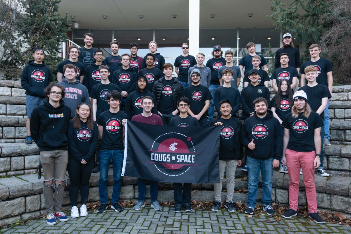 cougsinspace's tweet photo. We can’t thank everyone enough for their support. Without our students, parents, sponsors, WSU faculty, and PhD students we couldn’t have made it this far! We hope that everyone has a wonderful day off! 

Consider donating to our CougStarter: https://t.co/4SDl1a1pj7 https://t.co/7ITJahtFp7