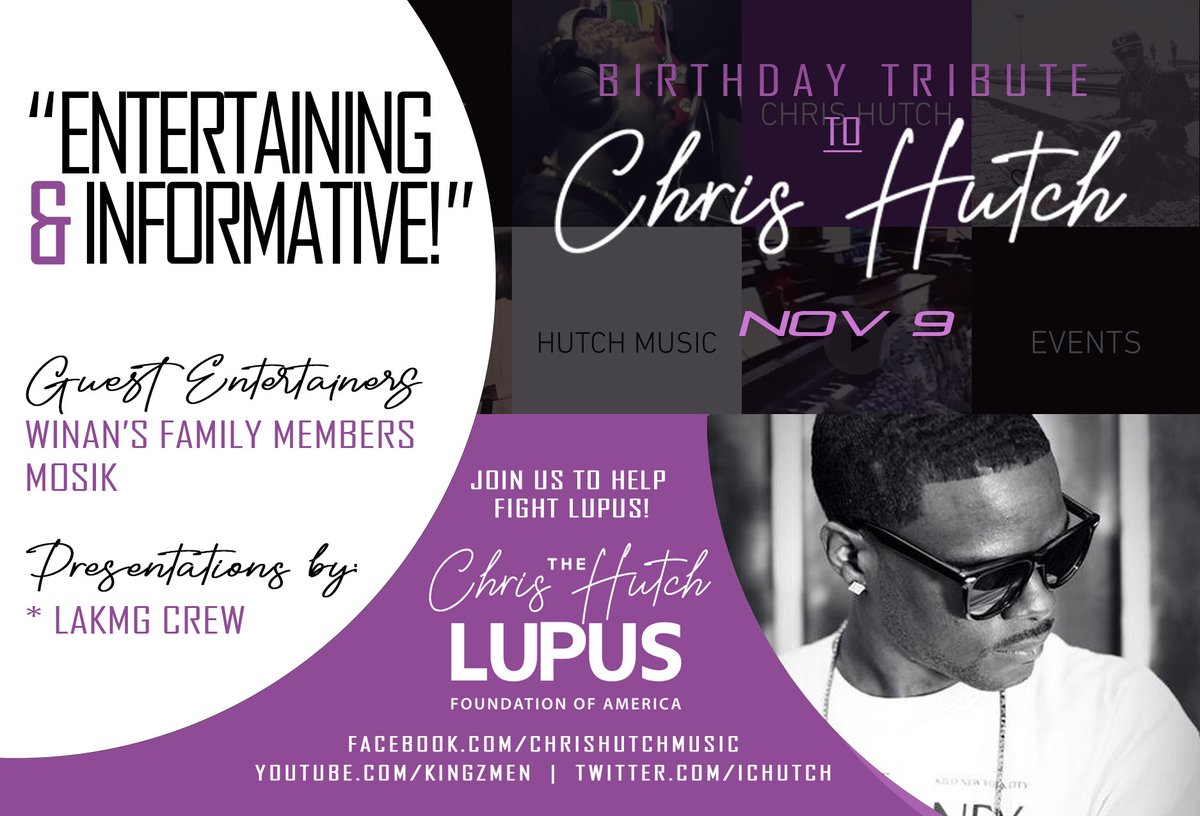 iCHutchTeamWork's tweet photo. In our effort to remembering Chris Hutch during this holiday season, be sure to watch the tribute on our YouTube page:
https://t.co/Sm2tJCXDh6 https://t.co/JyN9AmMSR6