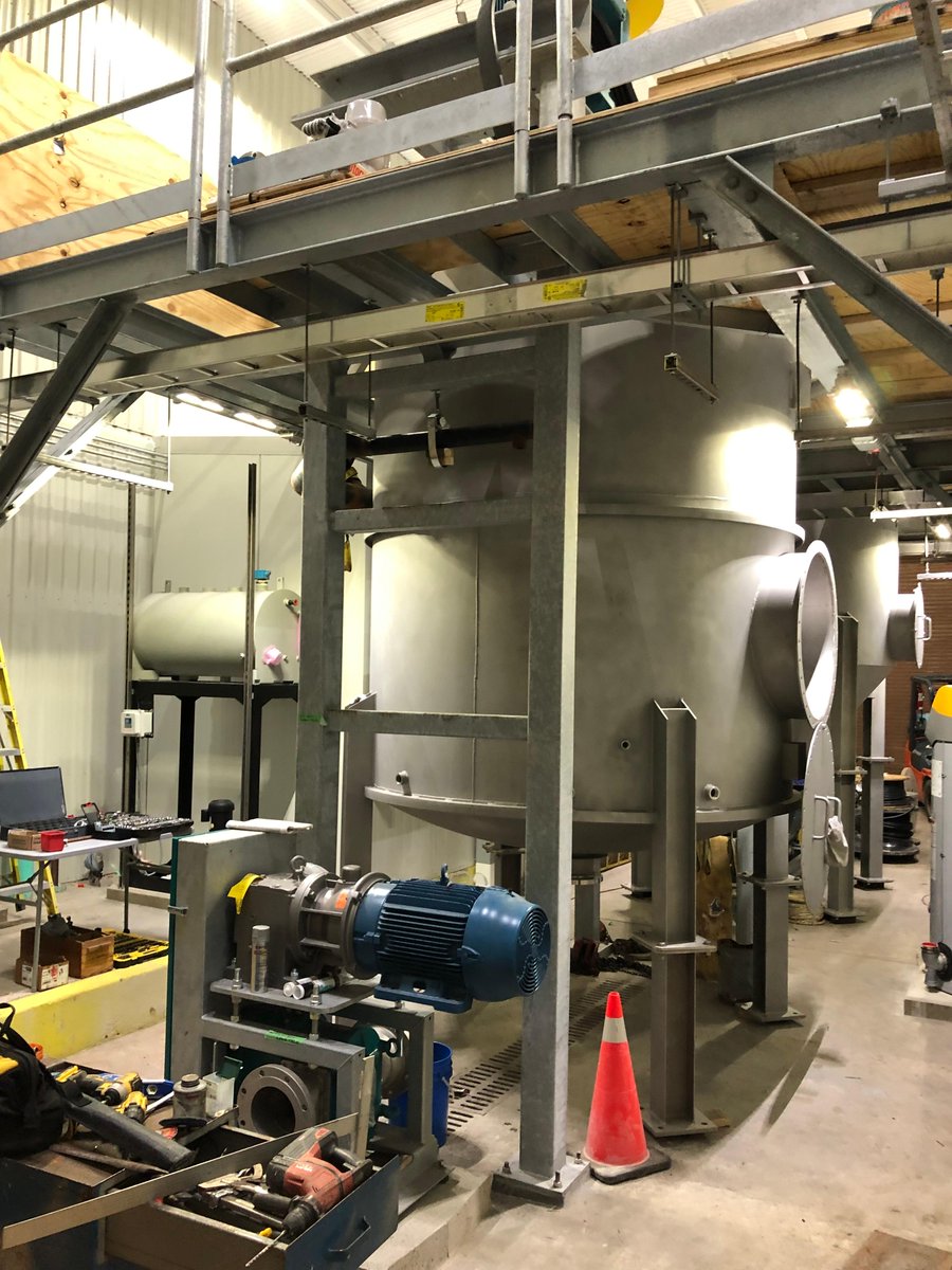 lystekINT's tweet image. Construction of #LystekTHP at the South Huron Valley Utility Authority WWTP is nearing completion! We are excited to share the progress of this #ClassABiosolids #ResourceRecovery solution. #LysteGro #Fertilizer #Sustainability #SHVUA @HRCengr @JacobsConnects @GHDspeaks
