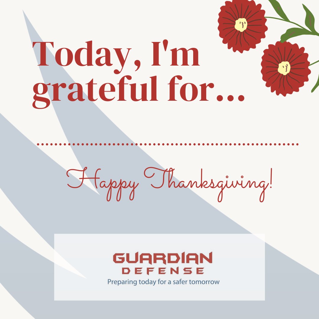 Today, we're grateful for every organization who said 'yes' to training. You made your organization stronger and safer; and in turn making our communities better prepared! Share what you are grateful for! #happythanksgiving #thanksgiving2021 #strongerandsafer #moreprepared