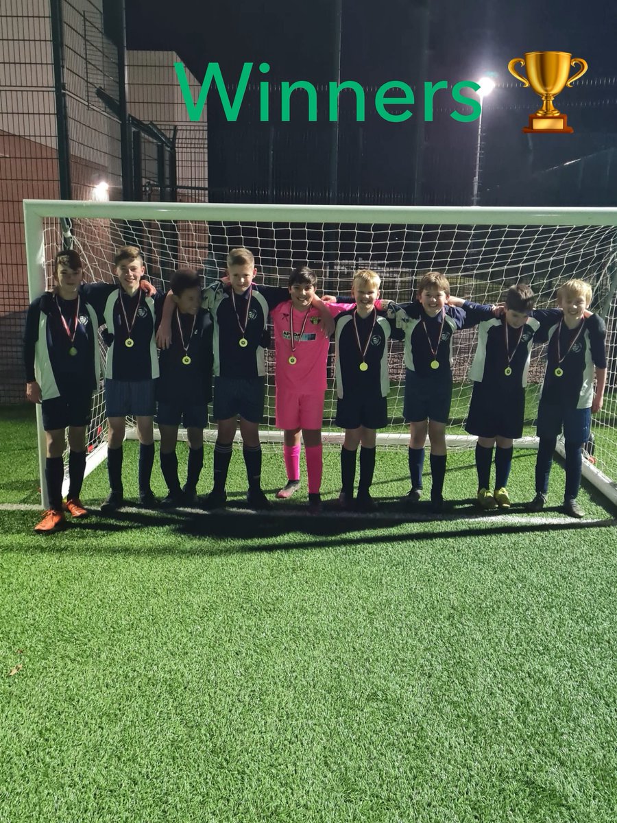 Yr8 District 7 a-side winners! Magna are back and hunting down those trophies 🏆…! Great effort &amp; congrats to Mr. Onions for coaching them 🙌🏻!