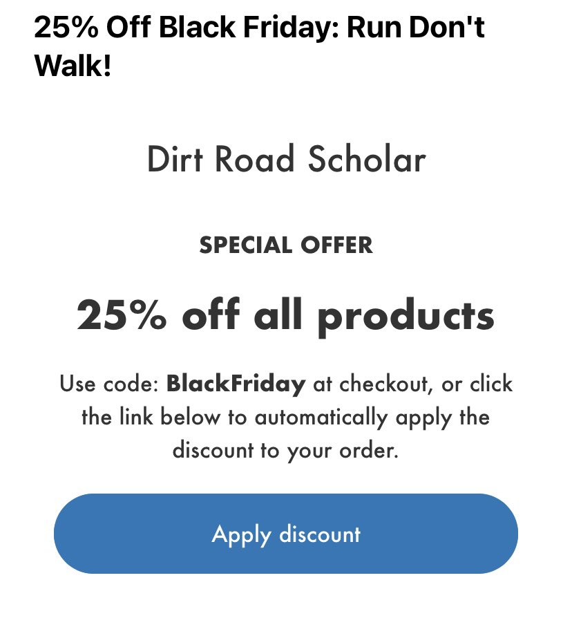 #BlackFriday sales are here… run, don’t walk!