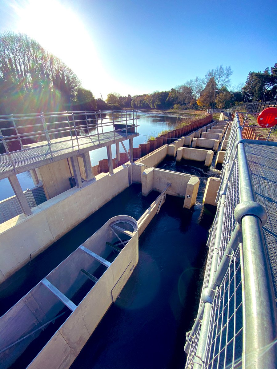 GeographyHchs's tweet photo. A small group of year 7’s had a great  tour of the recently completed fish pass at Diglis today. The underground viewing window gave us a glimpse of what was lurking beneath the surface of the Severn! A fab day! 🐟☀️ @HanleyCastle #geography @CanalRiverTrust #worcestershire https://t.co/gwa26R3Vp8
