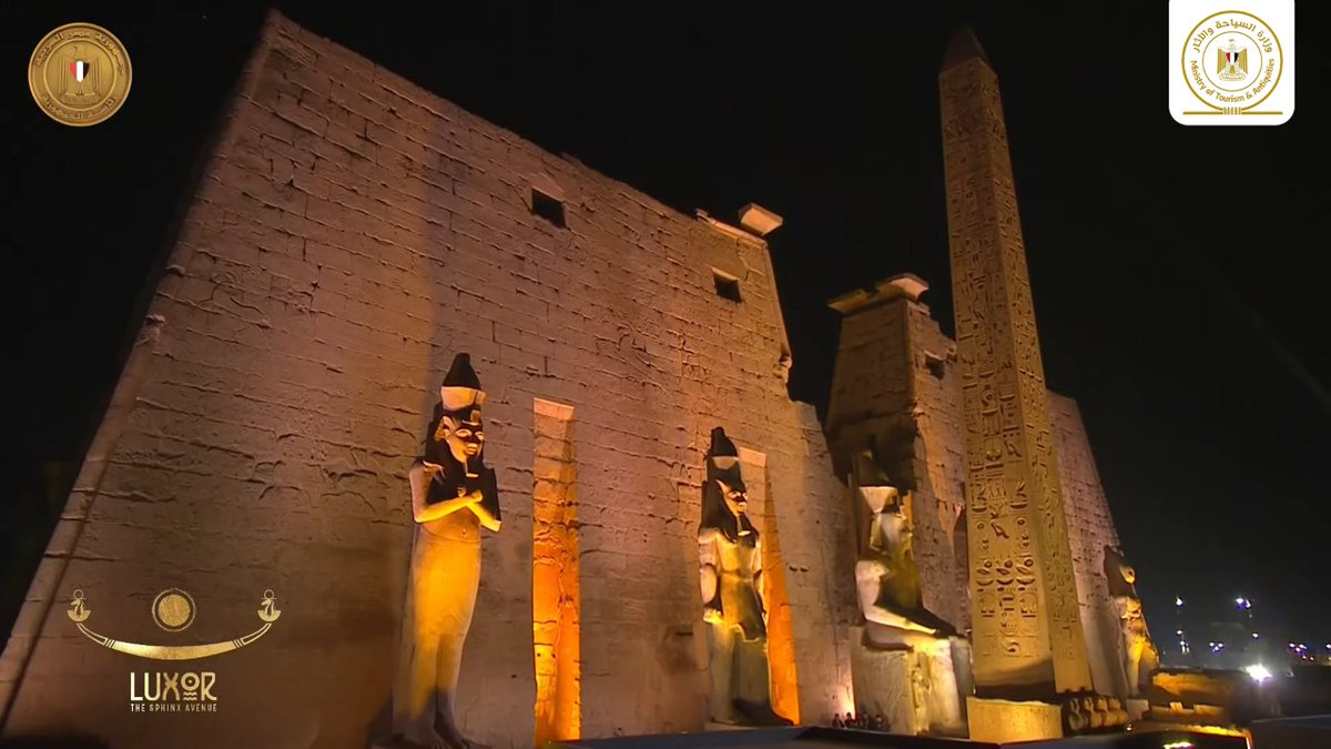 TourismandAntiq's tweet photo. افتتاح طريق الكباش بالاقصر والذي يعتبر أكبر متحف مفتوح في العالم 

The opening of The Sphinx Avenue in Luxor, which is considered the largest open museum in the world https://t.co/voVSbfXrB3