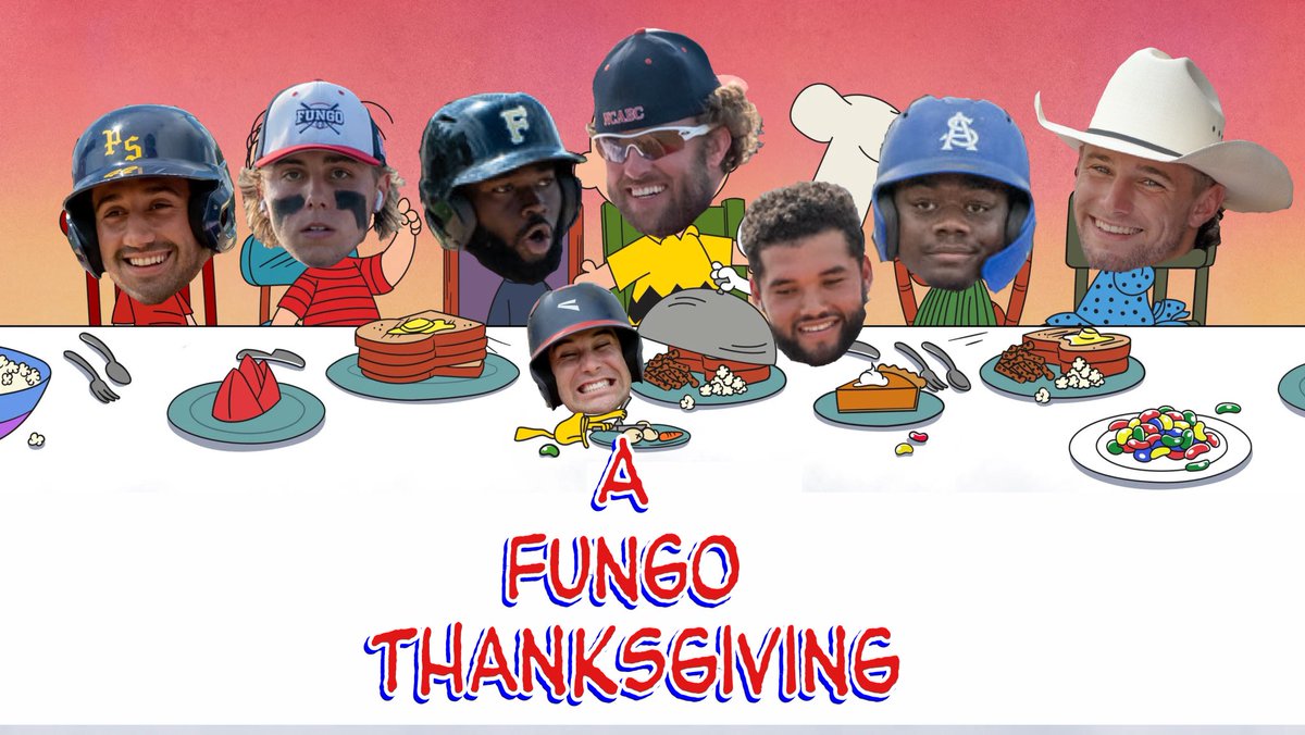RollFUNGO's tweet photo. Happy Thanksgiving from the FUNGO family!!! https://t.co/pDTJR6lGwI