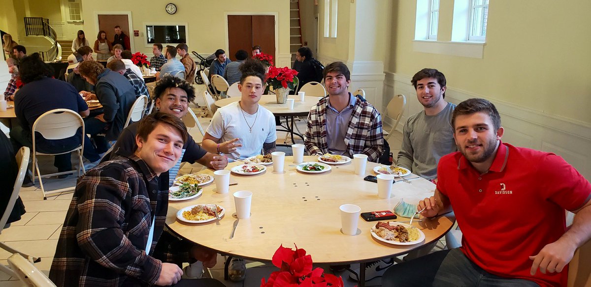 DavidsonFB's tweet photo. #WE are so grateful to be able to spend today together with our football family and beyond thankful for our Wildcat Nation family 🏈 https://t.co/3LU54IsRrD