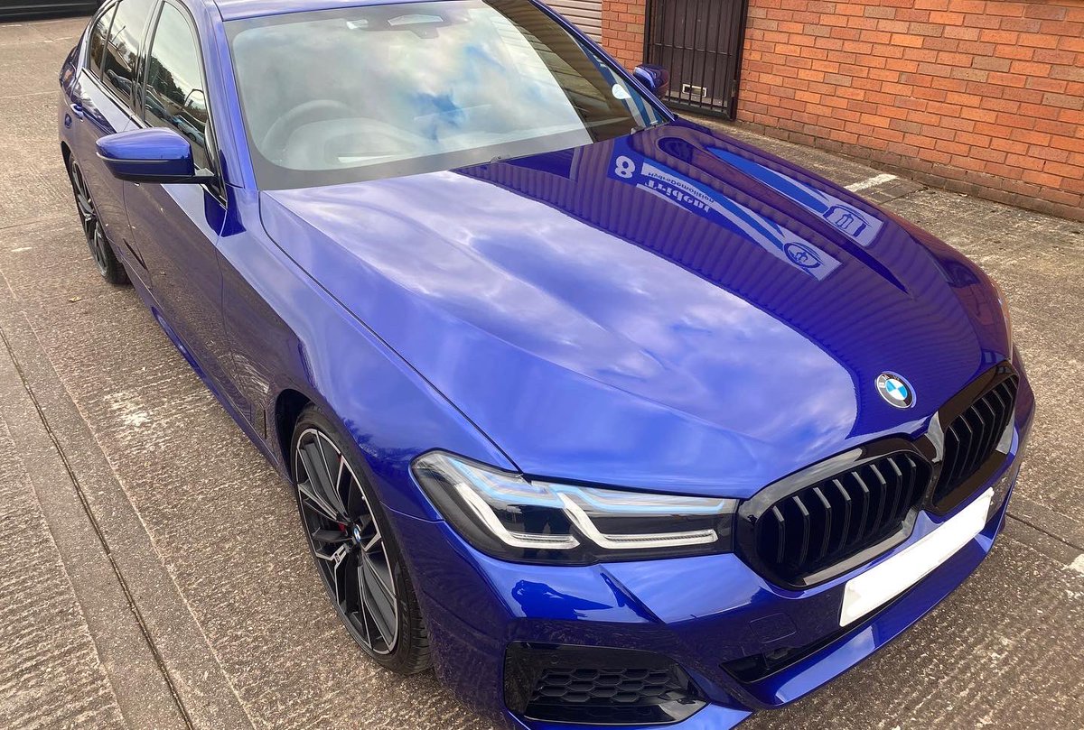 Polish_Perfect's tweet photo. 🔹We recently had this stunning BMW 550i in San Marino Blue in for a new car protection detail including PPF 

🔹Firstly the car went over to our friends https://t.co/x4YEGCN7qy
so the car could have the front fully protected with PremiumShield self healing protection film. https://t.co/mzmyf9XJ9O