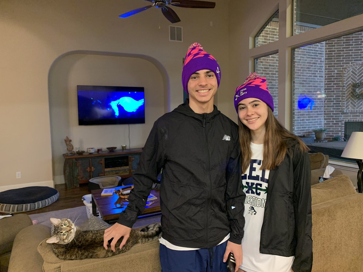 Had fun running the Turkey Trot this morning with sis’ and teammates!