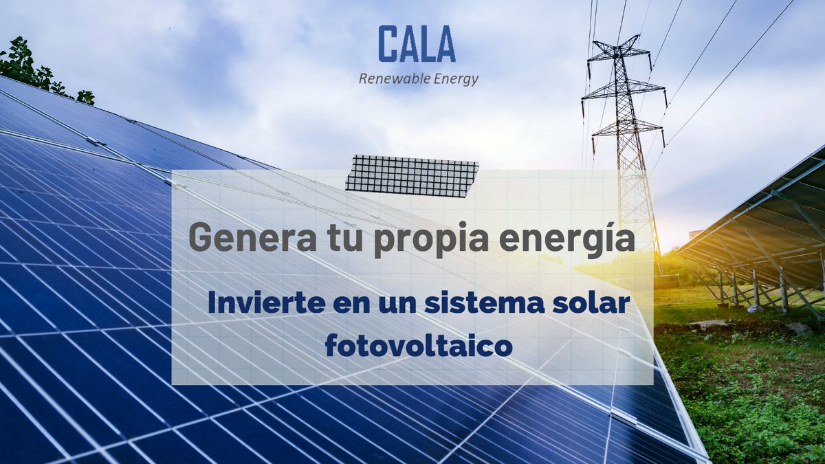 #ServiciosdeEnergíaSolar 
El futuro es la energía solar y ya está aquí a tu alcance. 
Este fin de año invierte en un sistema solar fotovoltaico para tu hogar o negocio y ¡comienza el año generando tu propia energía!☀️♻️😃
Contáctanos: bit.ly/3E24WMZ
#energíasolar