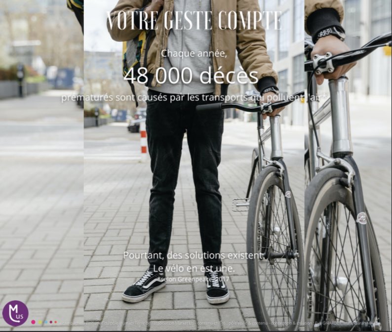 Marketus2's tweet photo. Un petit geste peut apporter de grands changements 🌍
6e jour de la Semaine Étudiante de Réduction des Déchets : le vélo fait la différence.
#IAE #iaenancy #SERDetudiante #SERD2021 https://t.co/5Ur5uaY6JF