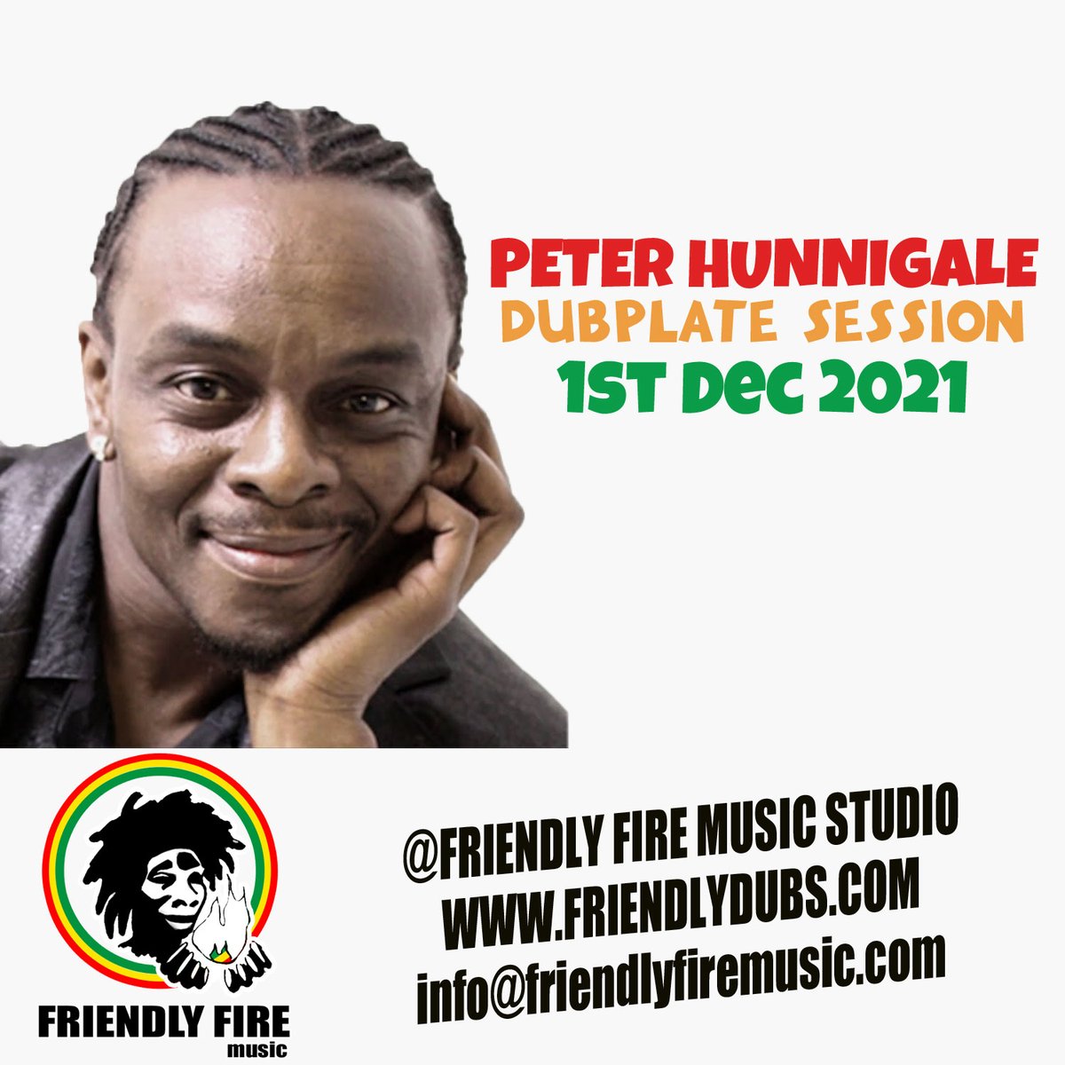 Friendly_Dubs's tweet photo. By popular demand, the next #dubplate session next week is legendary UK singer @PeterHunnigale - get in fast, limited orders! #loversrocck #reggae #ukreggae #friendlydubs #dubplate #ukdubplates #reggaedubplate #soundsystem #soundkilla https://t.co/mlvxMTq8KJ